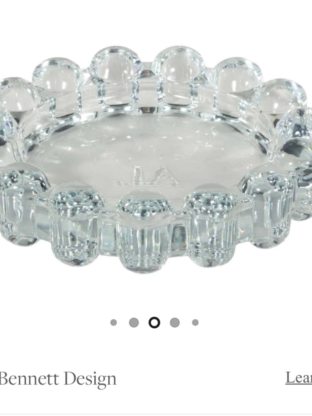 ALICE LANE BUBBLE CANDLE DISH Large NWB